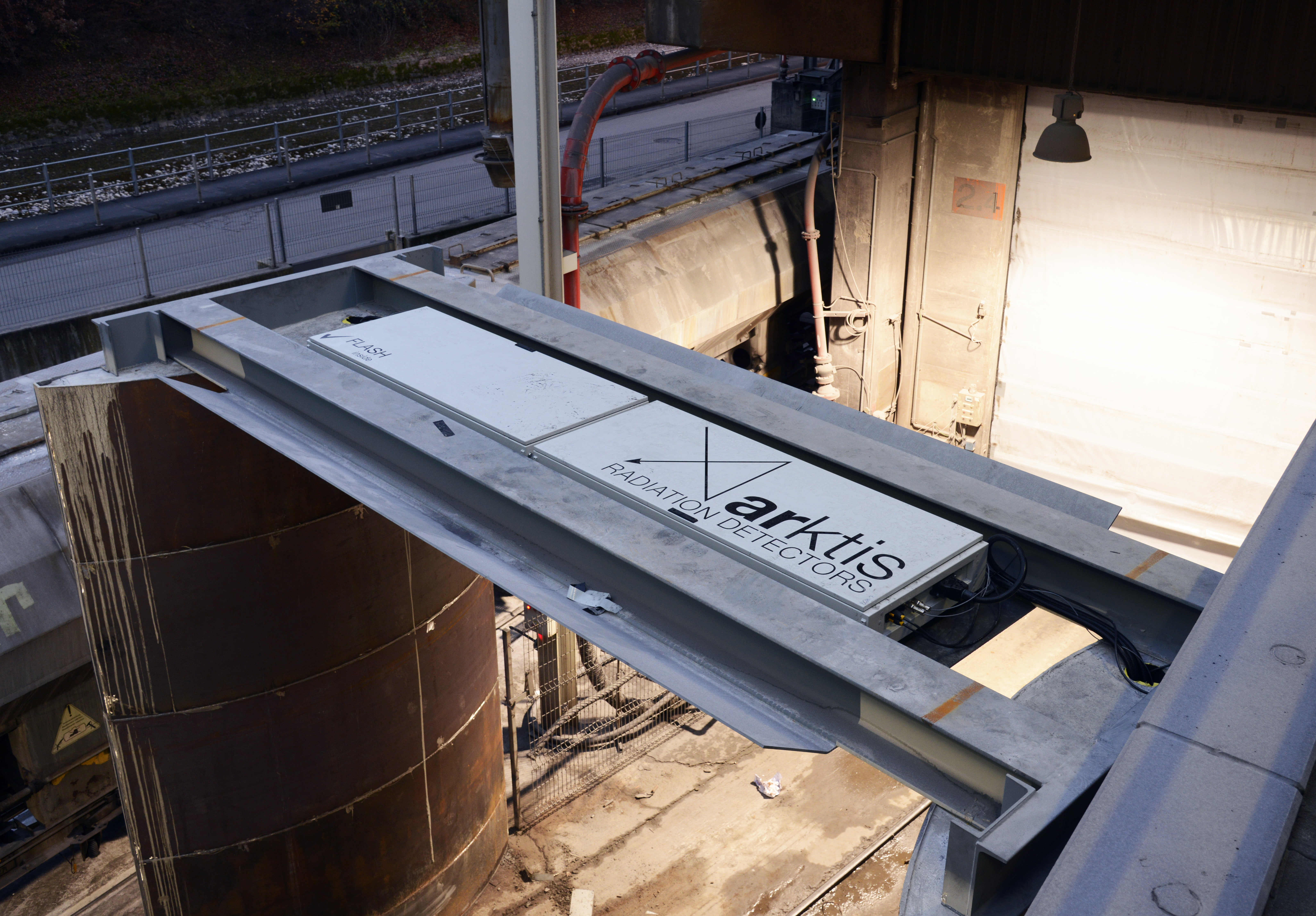 Radiation Portal Monitor at a Steel Mill